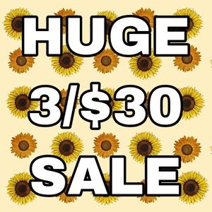 $3/30 SALE!